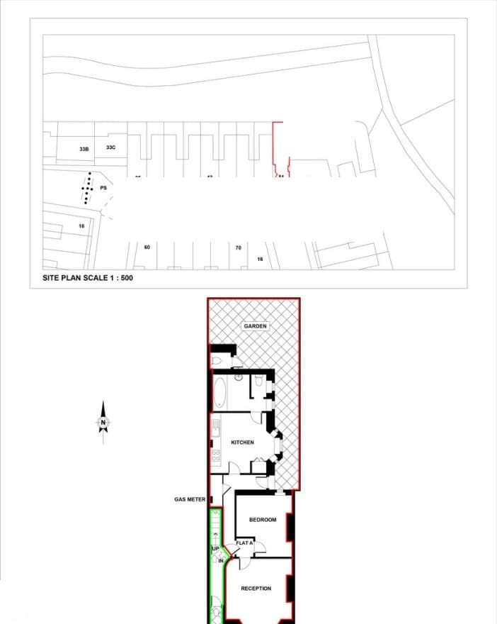 Example Land Registry compliant lease plan